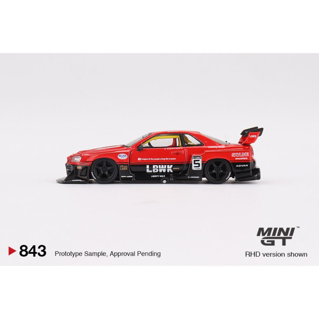 Mini GT Nissan Skyline GT-R (R34) Super Silhouette - 843