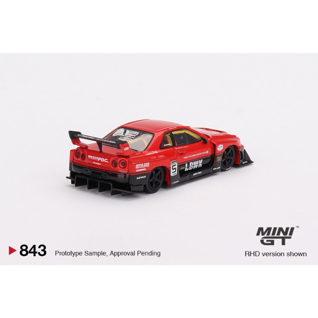 Mini GT Nissan Skyline GT-R (R34) Super Silhouette - 843