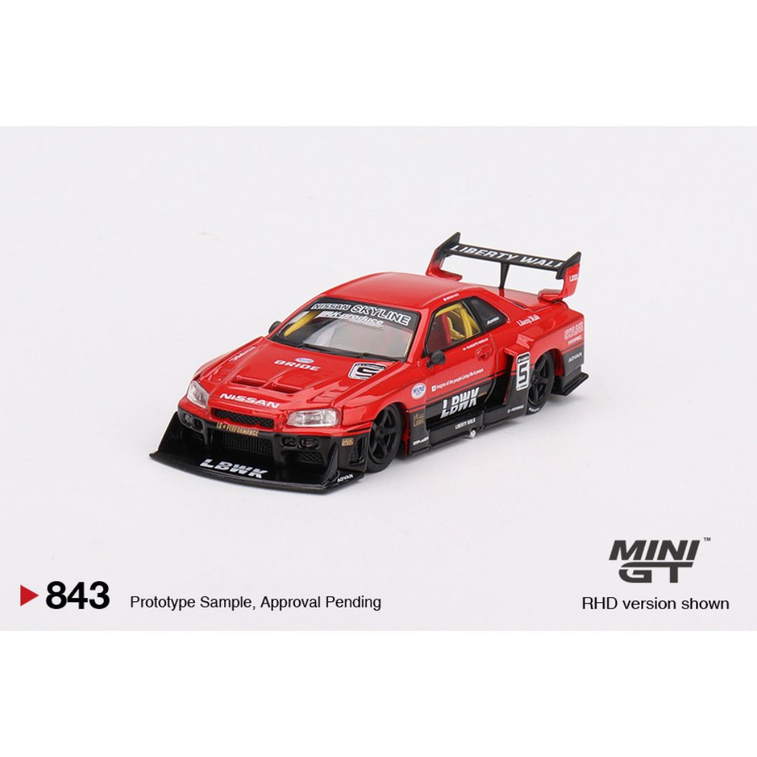 Mini GT Nissan Skyline GT-R (R34) Super Silhouette - 843