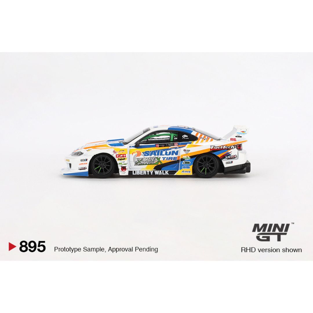 Mini GT LB-Super Silhouette Nissan S15 Silvia #555 - 895
