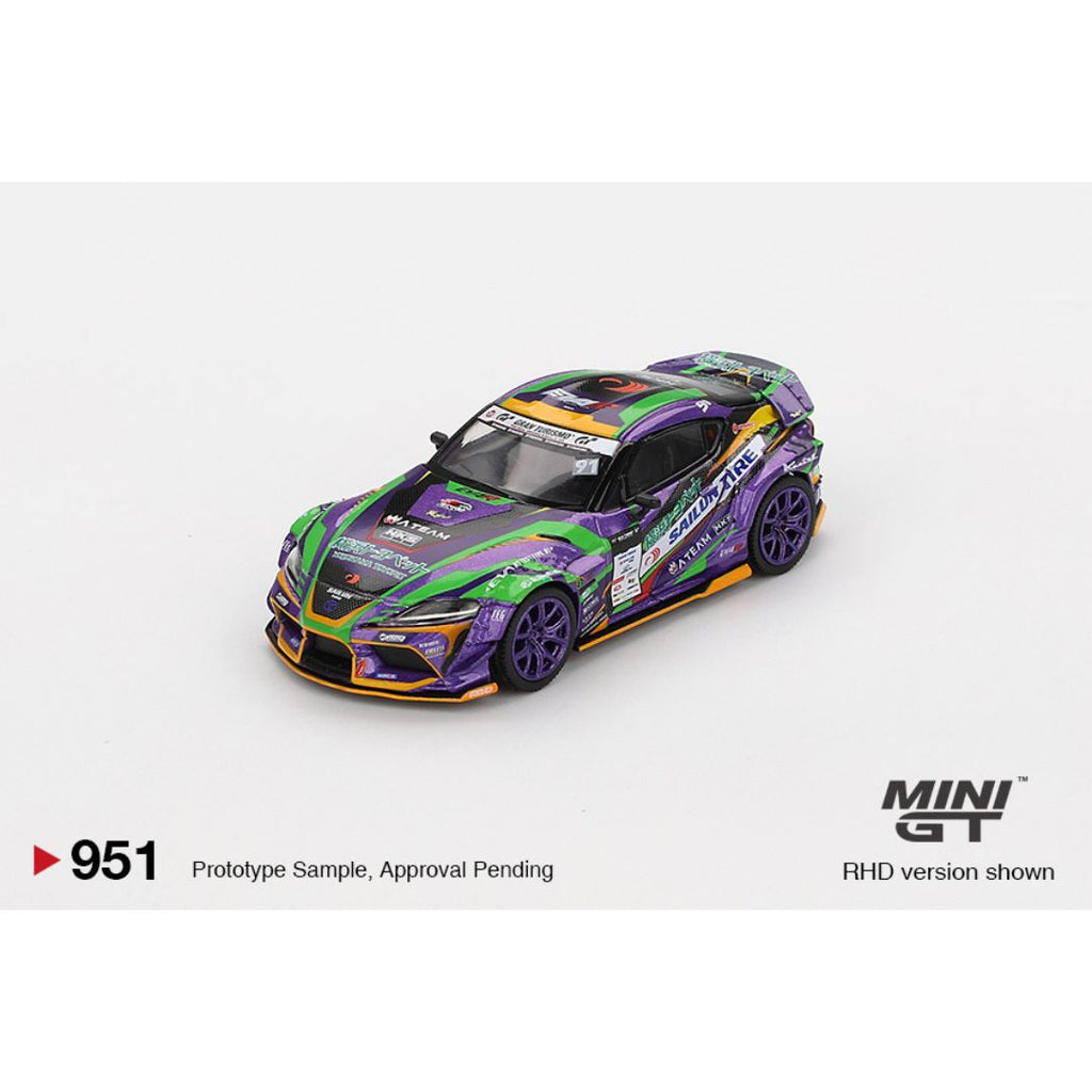 Mini GT Toyota GR Supra KUHL 2021 D1GP EVANGELION RACING - 951