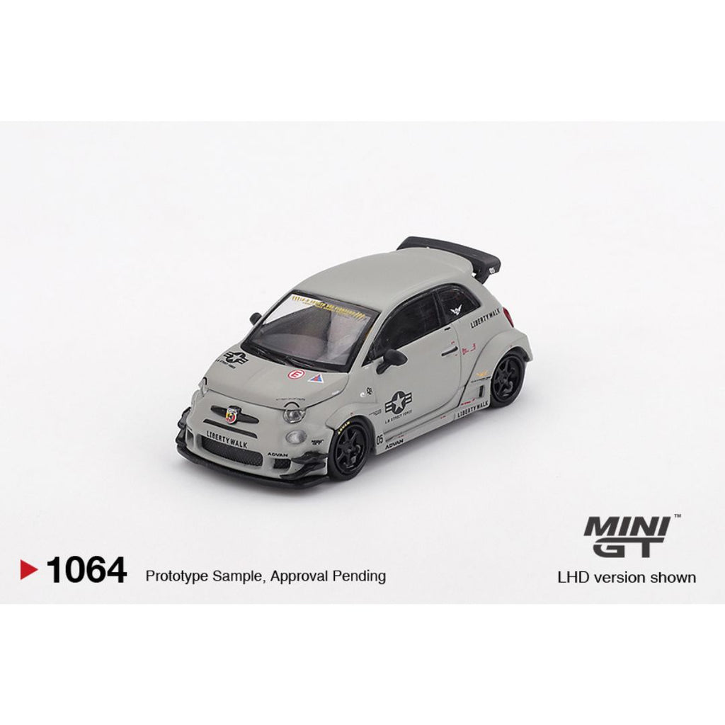 Mini GT Abarth 595 LB-WORKS x Abas Works Fighters - 1064