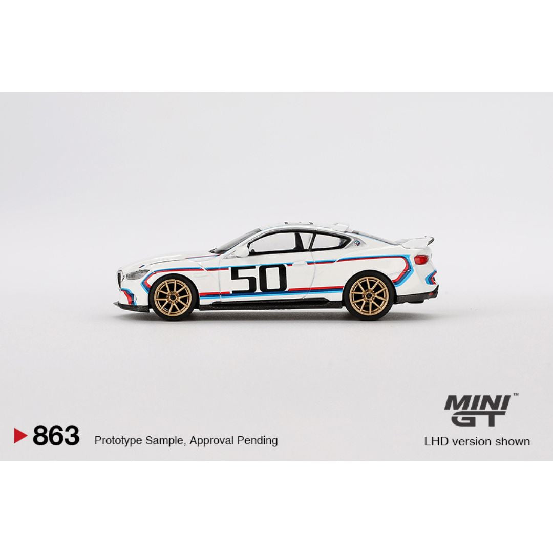 Mini GT BMW 3.0 CSL White - 863