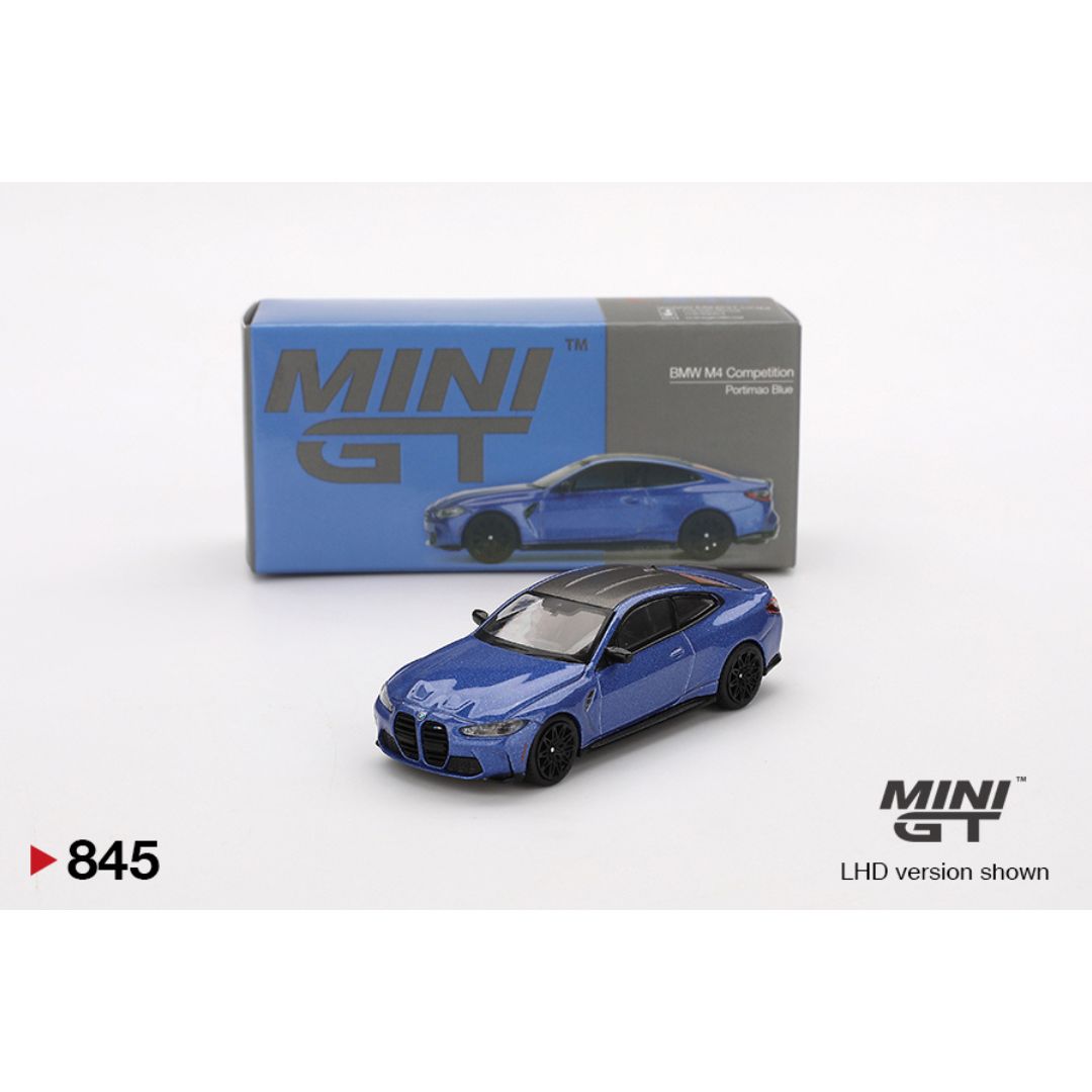 Mini GT BMW M4 Competition (G82) Portimao Blue - 845