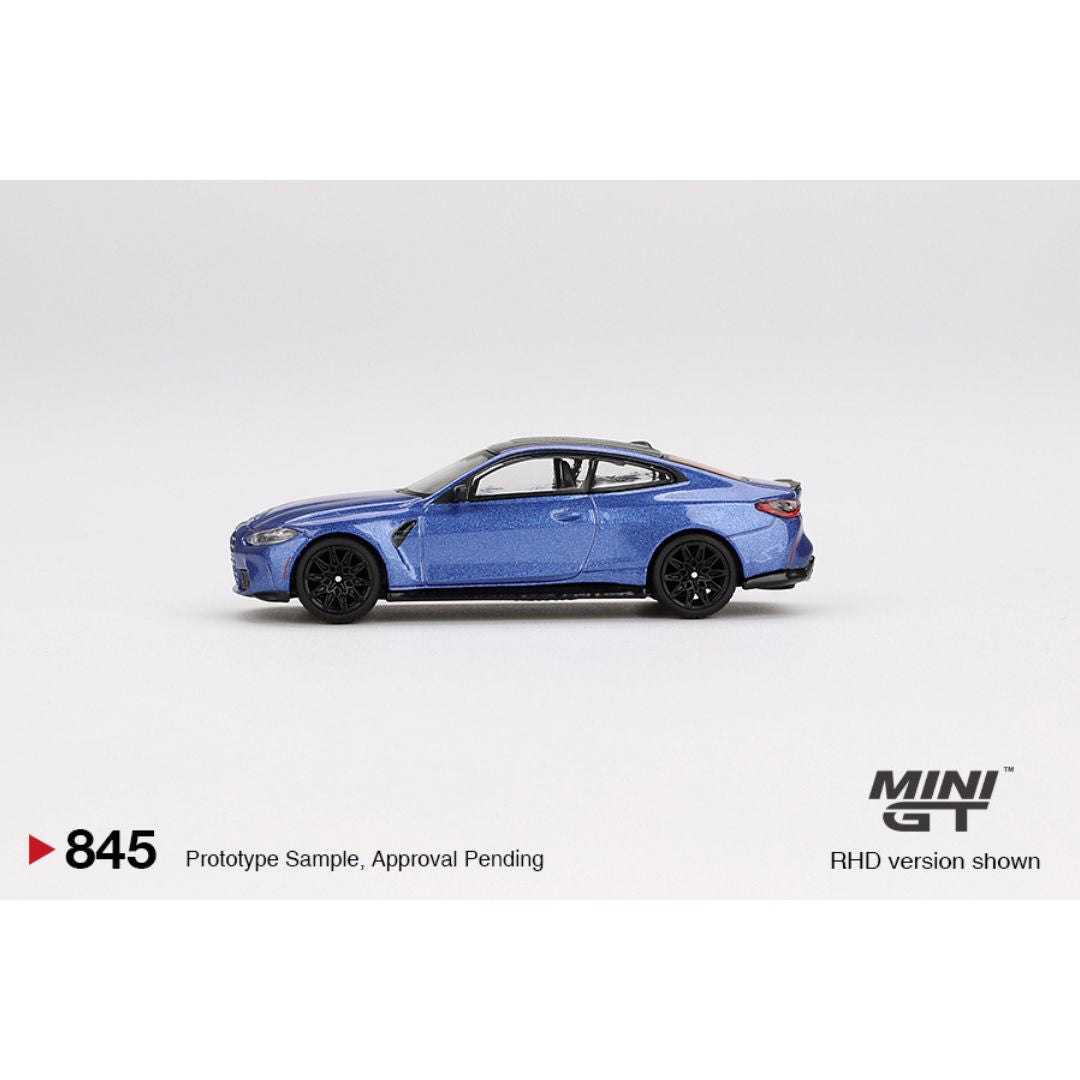 Mini GT BMW M4 Competition (G82) Portimao Blue - 845