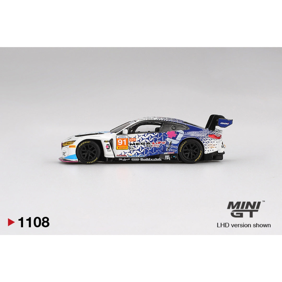 Mini GT BMW M4 GT3 #91 2025 China GT FIST TEAM AAI China Vending Machine Exclusive Edition - 1108