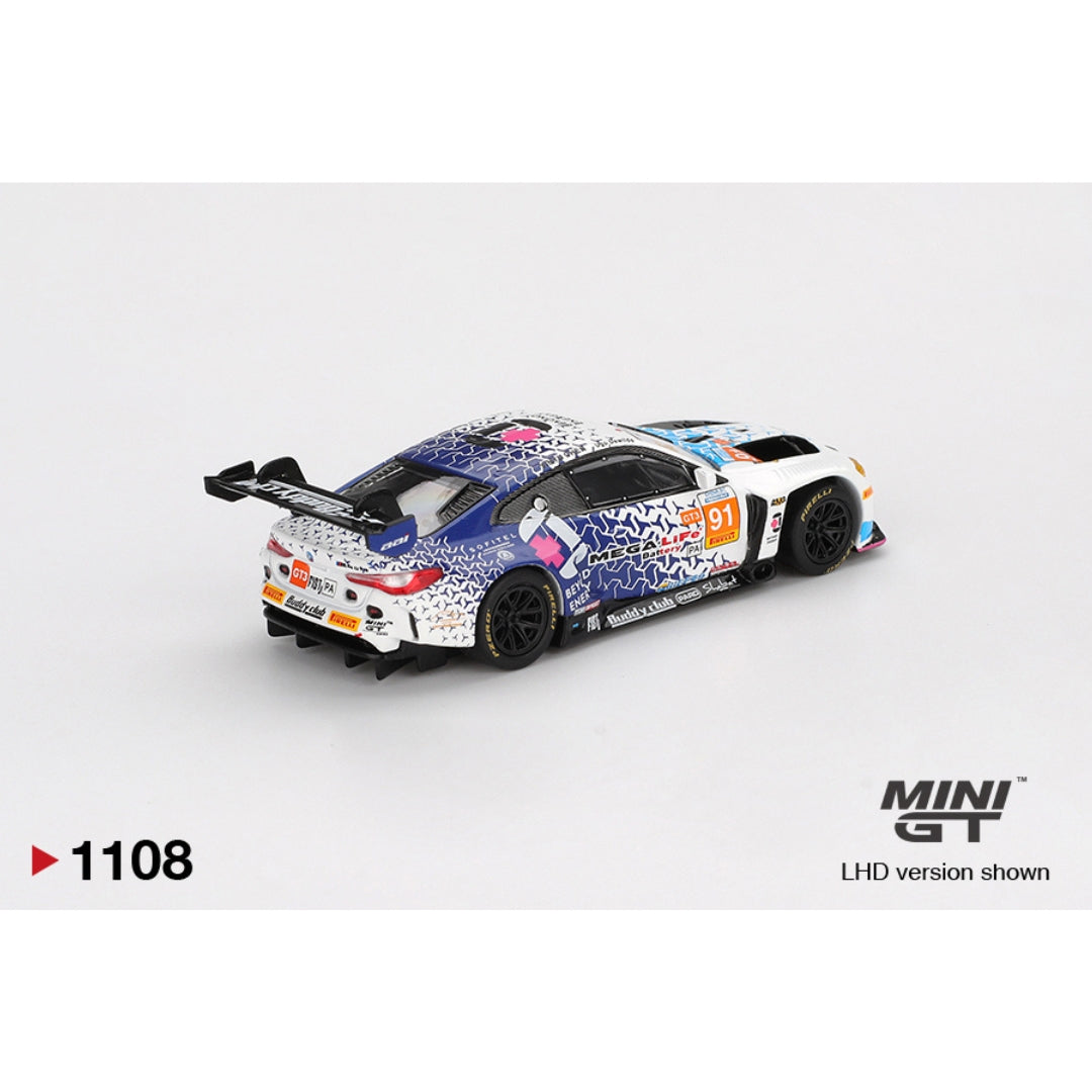 Mini GT BMW M4 GT3 #91 2025 China GT FIST TEAM AAI China Vending Machine Exclusive Edition - 1108