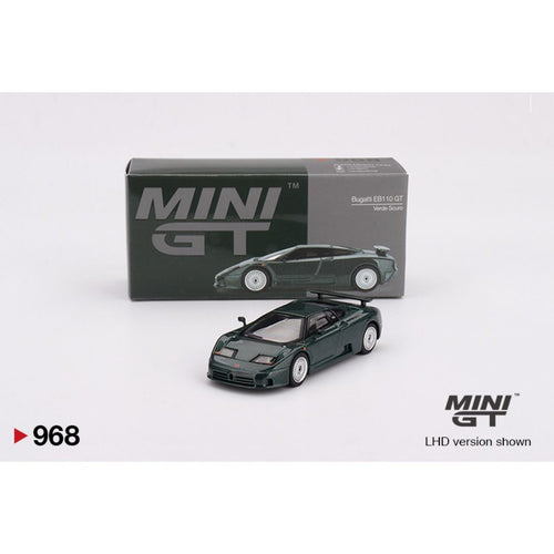 *EN CAMINO* Mini GT Bugatti EB110 GT Verde Scuro - 968