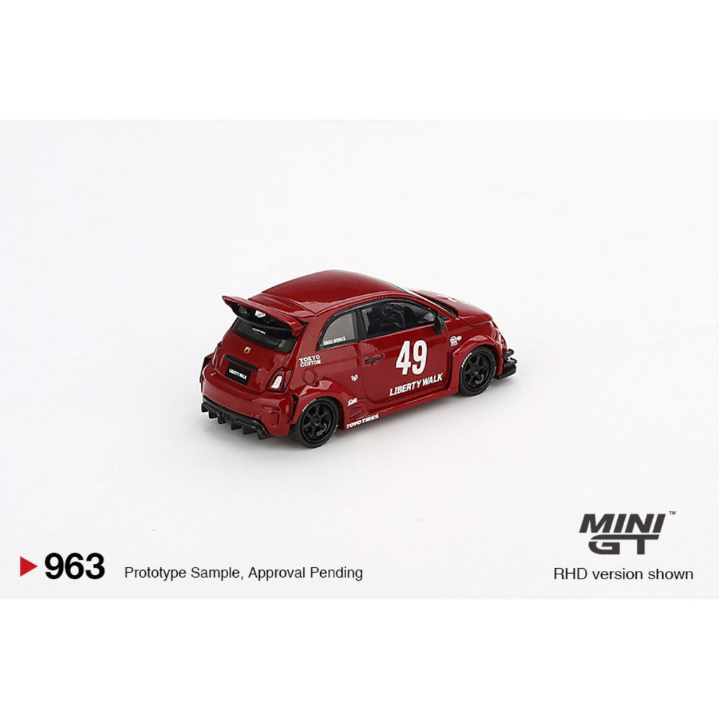 *EN CAMINO* Mini GT LB-WORKS x Abas Works ABARTH 595 Red - 963