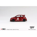 *EN CAMINO* Mini GT LB-WORKS x Abas Works ABARTH 595 Red - 963