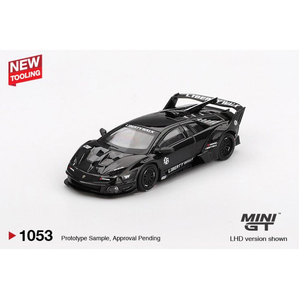 Mini GT Lamborghini LB-Silhouette WORKS MURCIELAGO GT Evo Black - 1053