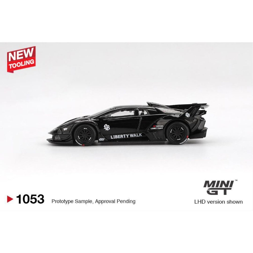 Mini GT Lamborghini LB-Silhouette WORKS MURCIELAGO GT Evo Black - 1053