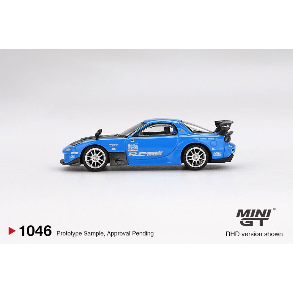 Mini GT Mazda RX-7 RE-Amemiya 20B NA 3ROTOR-7 “Ama-san Go” - 1046