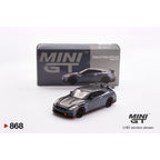 Mini GT Nissan GT-R Nismo 2024 NISMO Stealth Gray - 868