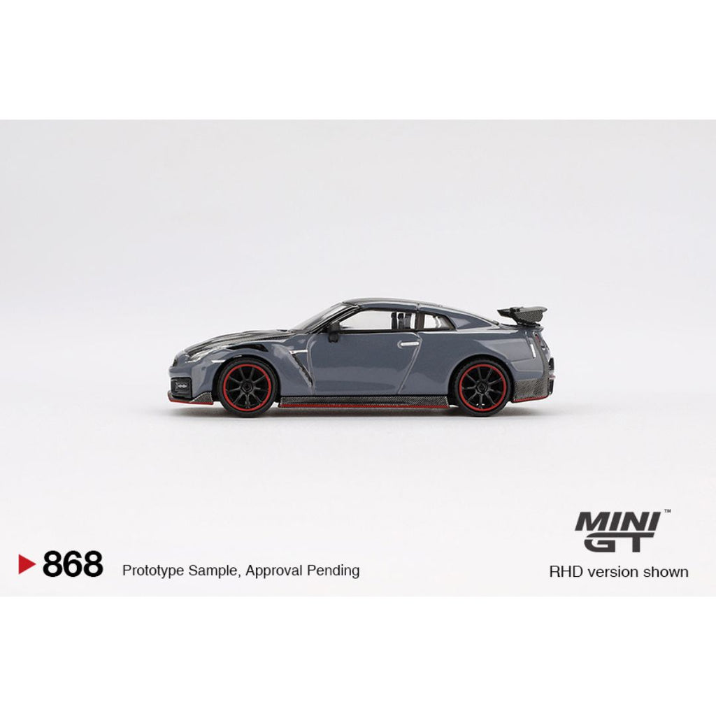 Mini GT Nissan GT-R Nismo 2024 NISMO Stealth Gray - 868