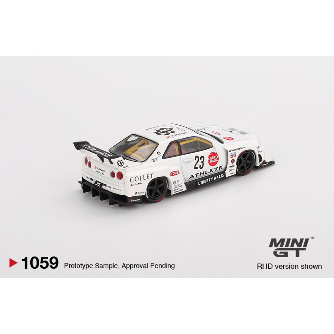 Mini GT Nissan LB-ER34 Super Silhouette ATHLETE/COLLET - 1059