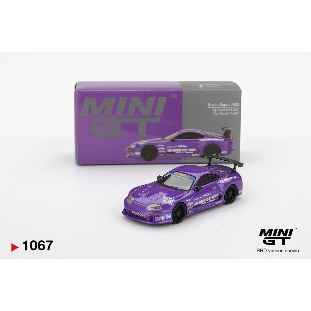 Mini GT Toyota Supra (A80) Top Secret GT-300 Top Secret Purple - 1067