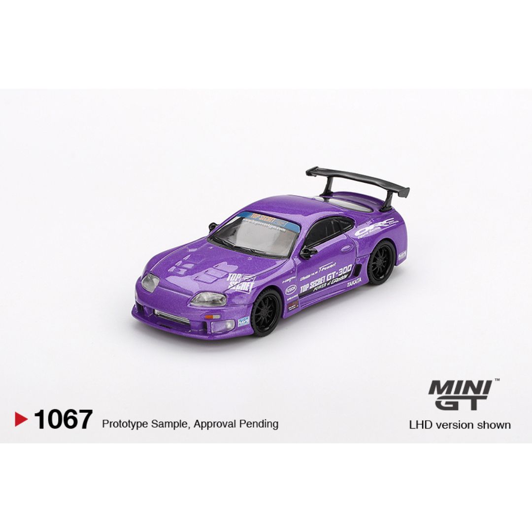 Mini GT Toyota Supra (A80) Top Secret GT-300 Top Secret Purple - 1067