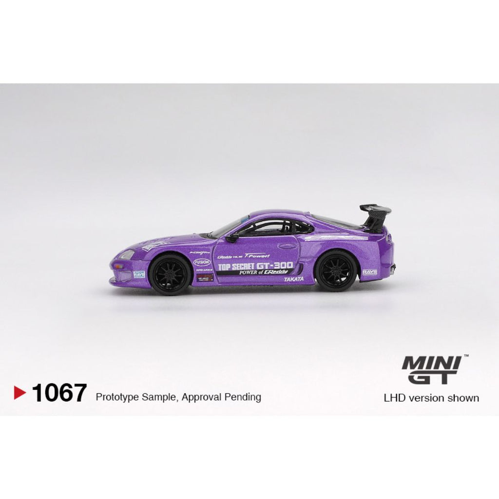 Mini GT Toyota Supra (A80) Top Secret GT-300 Top Secret Purple - 1067