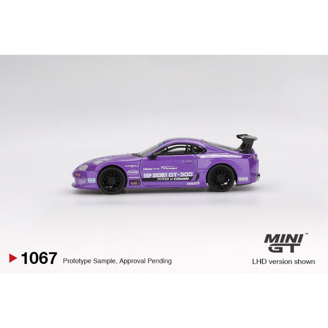 Mini GT Toyota Supra (A80) Top Secret GT-300 Top Secret Purple - 1067