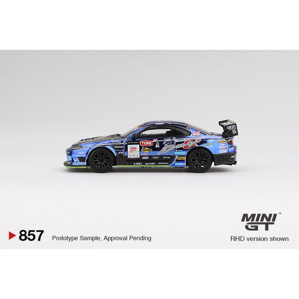 Mini GT Nissan Silvia (S15) D-MAX Racing D1 GRAND PRIX - 857