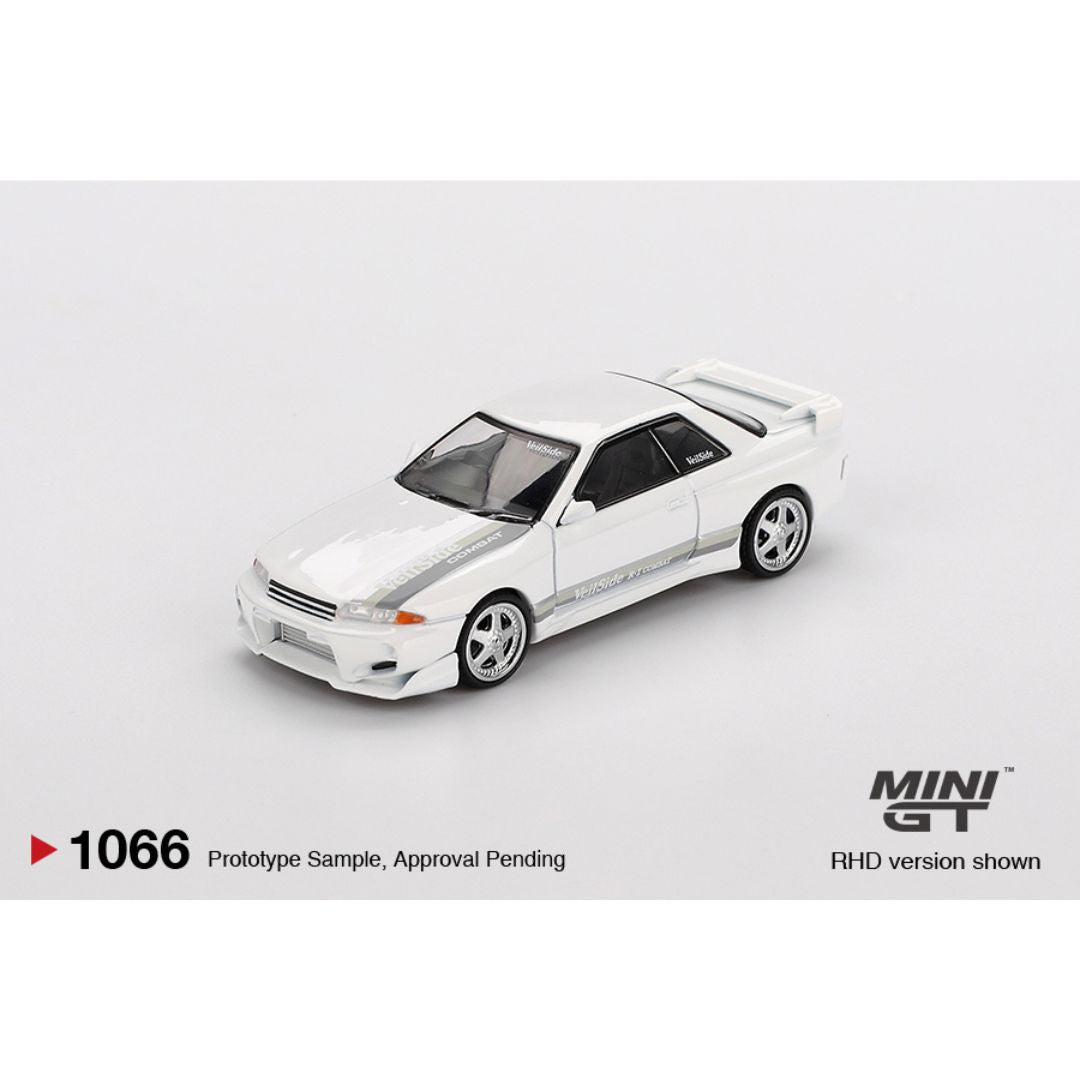 Mini GT Nissan Skyline GT-R (R32) VeilSide Combat C-I White - 1066