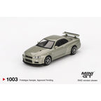 Mini GT Nissan Skyline GT-R (R34) V-Spec II Nür Millenium Jade - 1003