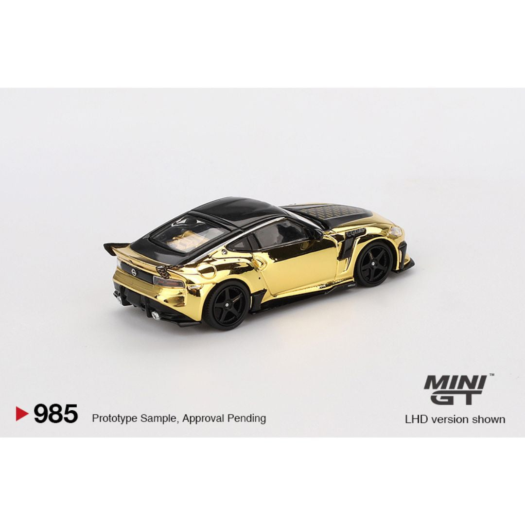 Mini GT Nissan Z VeilSide FFZ400 Gold Chrome - 985