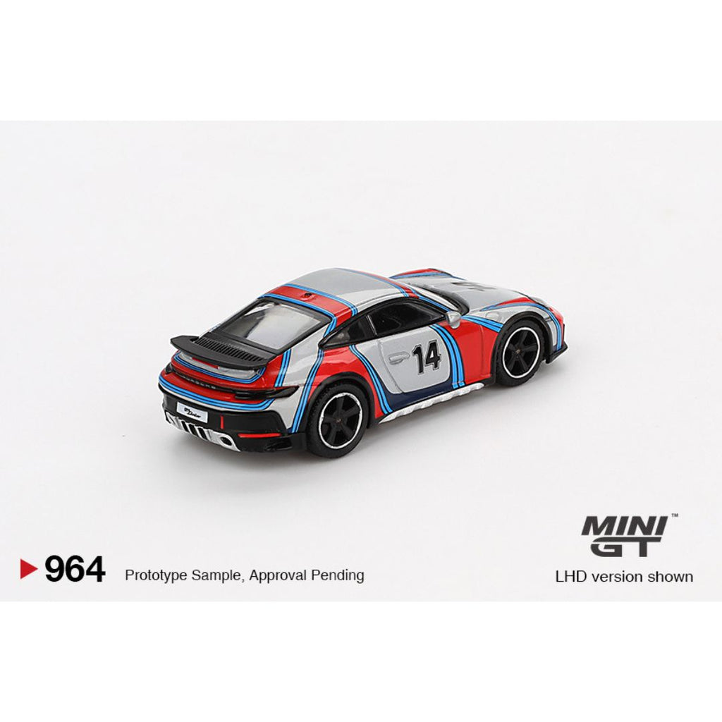 Mini GT Porsche 911 Dakar Ice Grey Metallic "Rally 1978" - 964