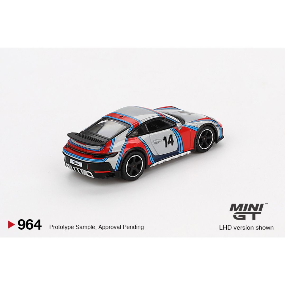 Mini GT Porsche 911 Dakar Ice Grey Metallic "Rally 1978" - 964