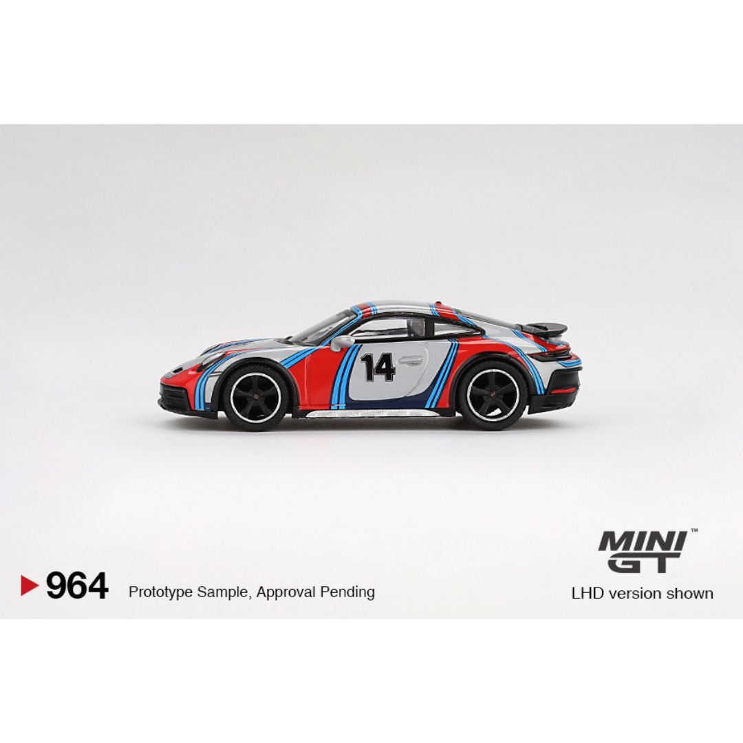Mini GT Porsche 911 Dakar Ice Grey Metallic "Rally 1978" - 964