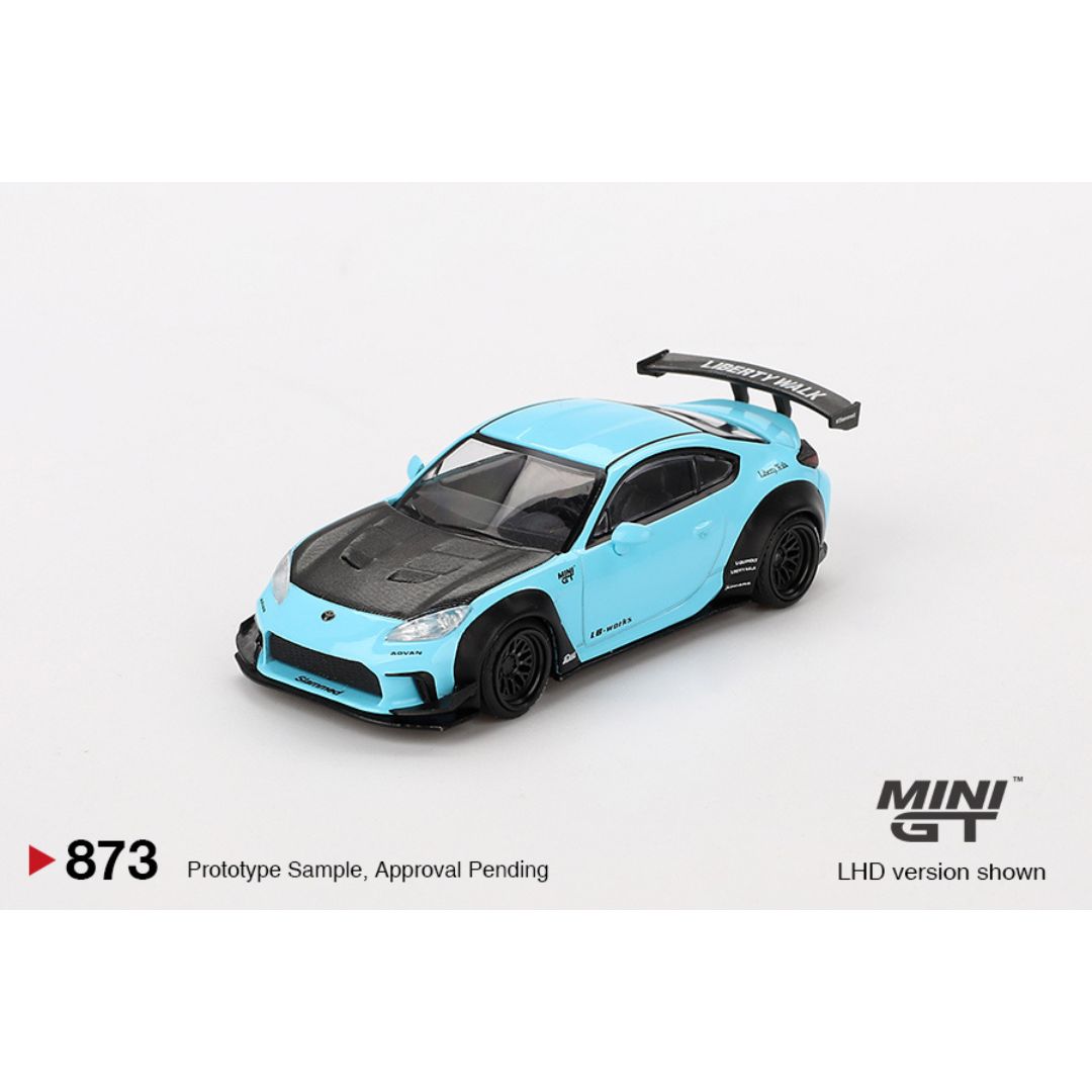Mini GT Toyota GR86 LB★Nation Baby Blue - 873