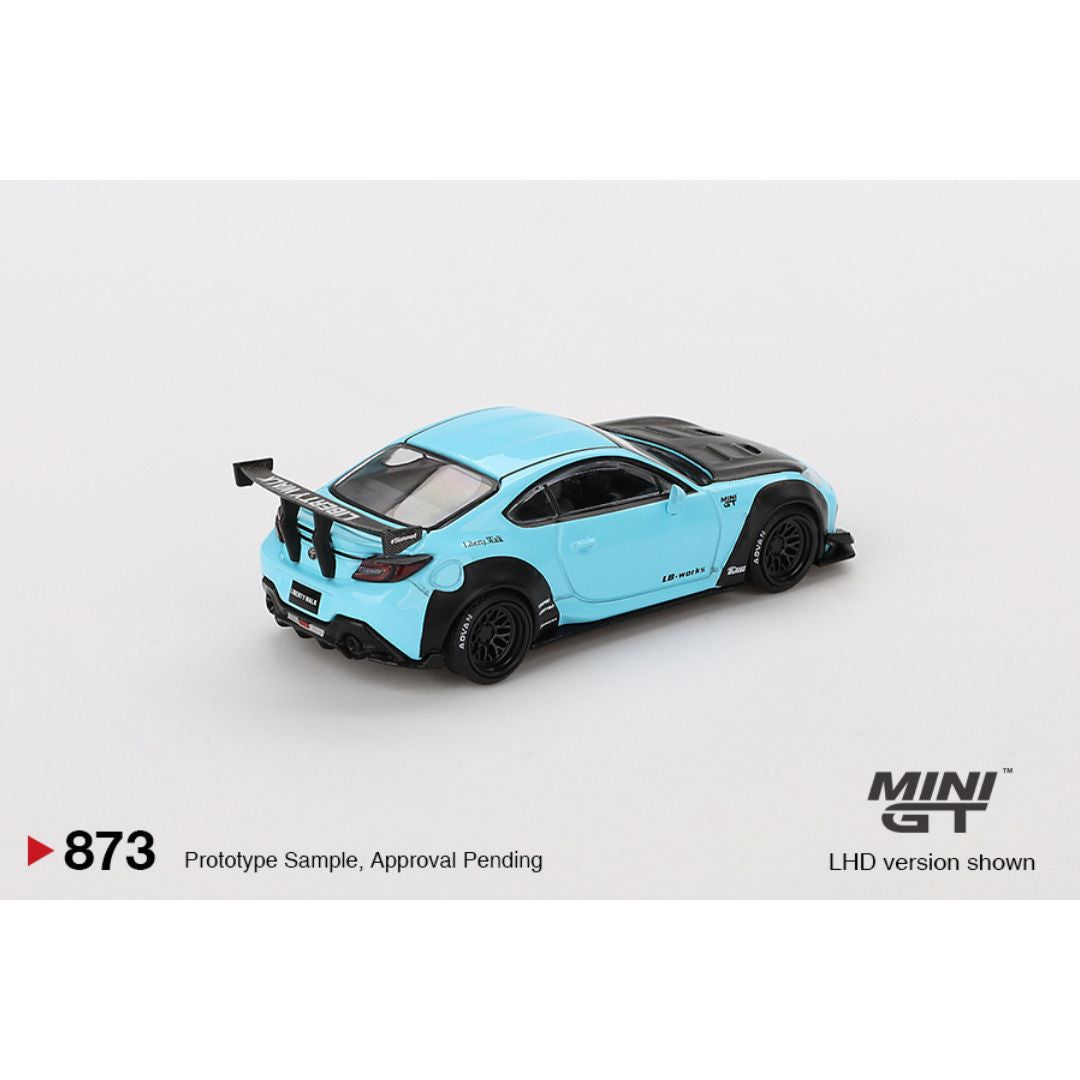 Mini GT Toyota GR86 LB★Nation Baby Blue - 873
