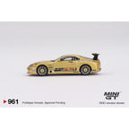 *EN CAMINO* Mini GT Toyota Supra (A80) Top Secret GT-300 Top Secret Gold - 961