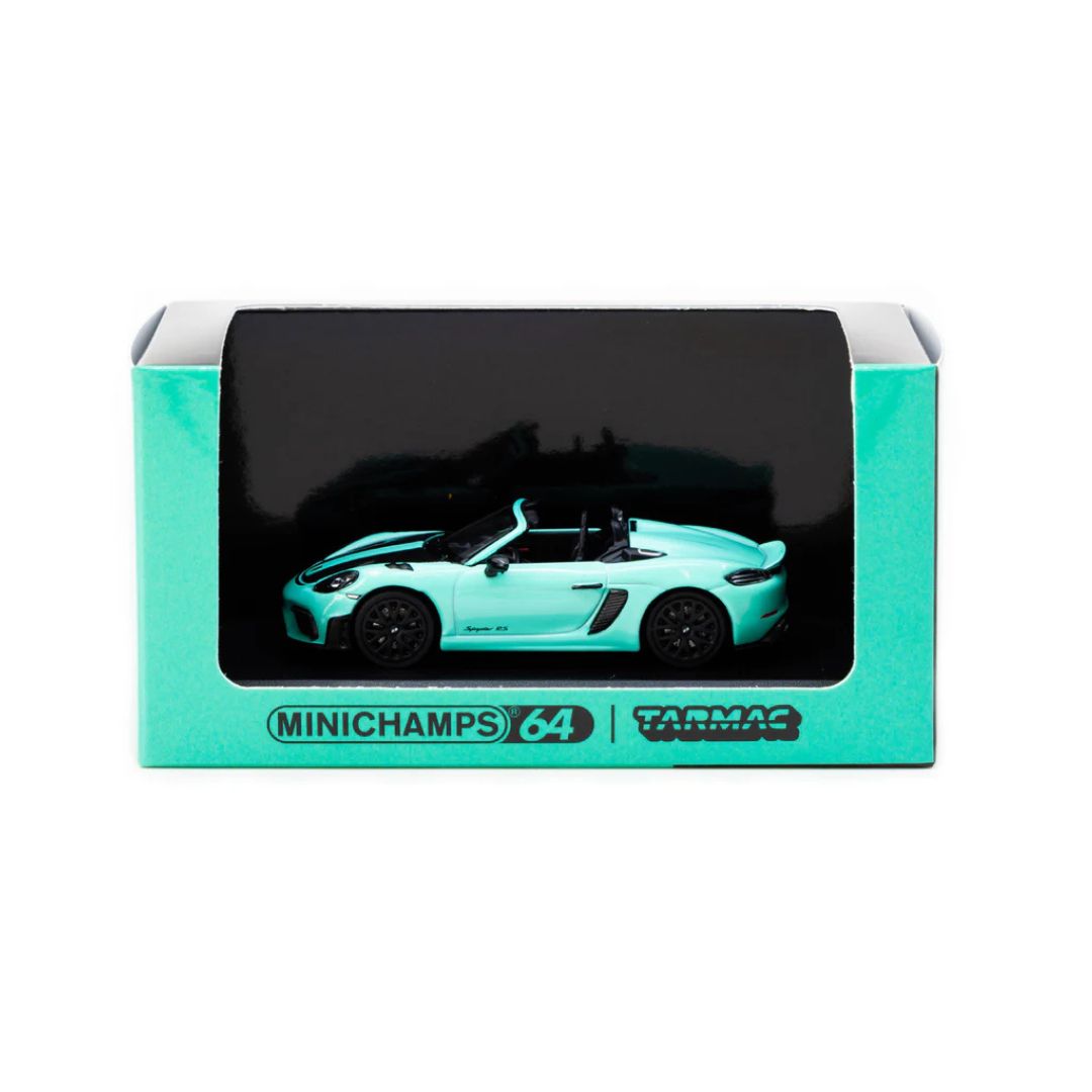Minichamps X Tarmac Works Porsche 718 Spyder RS Mint Green