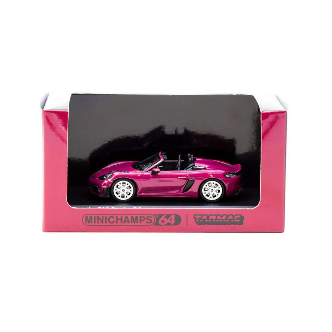 Minichamps X Tarmac Works Porsche 718 Spyder RS Ruby Star Neo