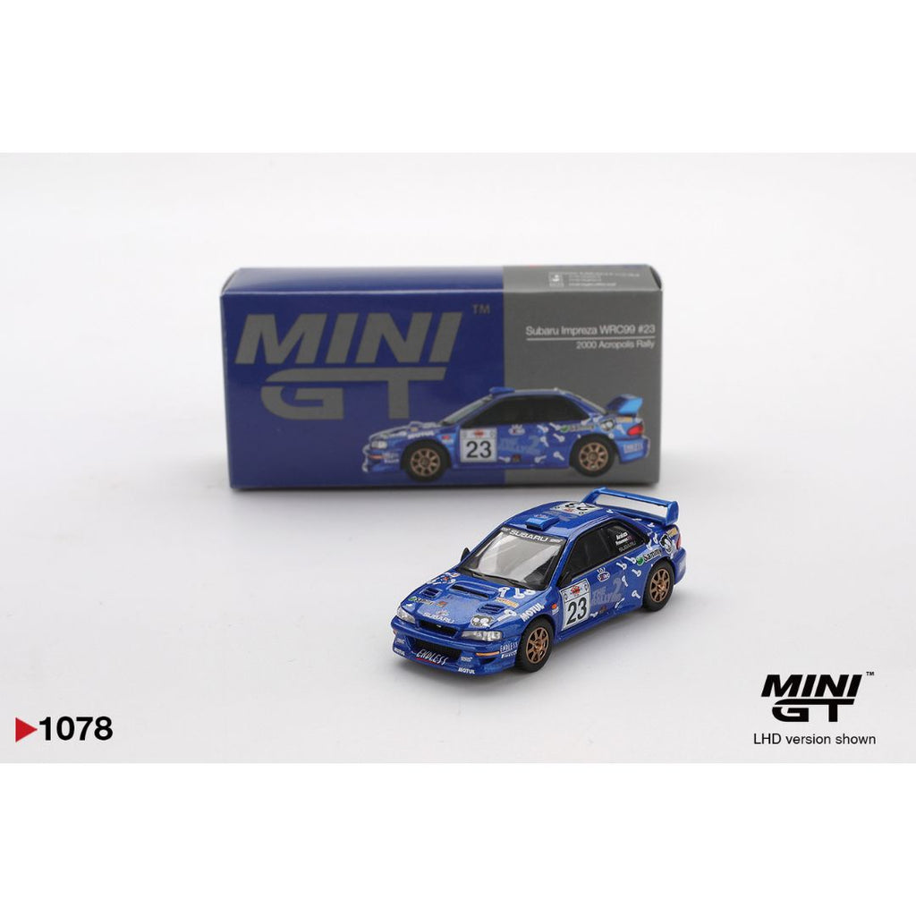 MIni GT Subaru Impreza WRC99 #23 2000 Acropolis Rally - 1078