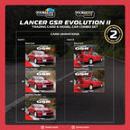 Tarmac Works Mitsubishi Lancer GSR Evolution II - Tarmac Cards