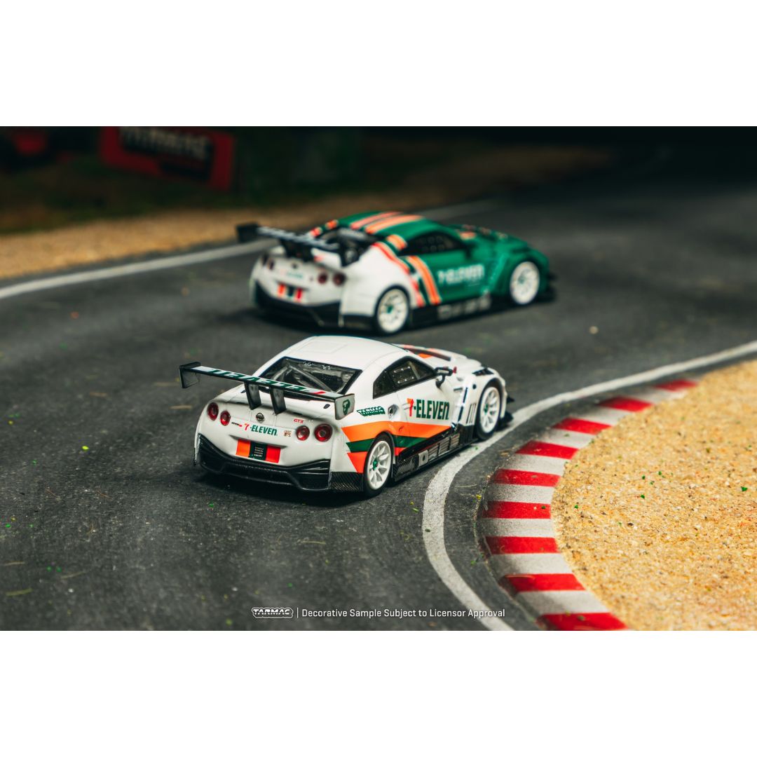 *PRE-ORDER* Tarmac Works 2-car Set Nissan GT-R Nismo GT3 | 7-Eleven Taiwan Exclusive