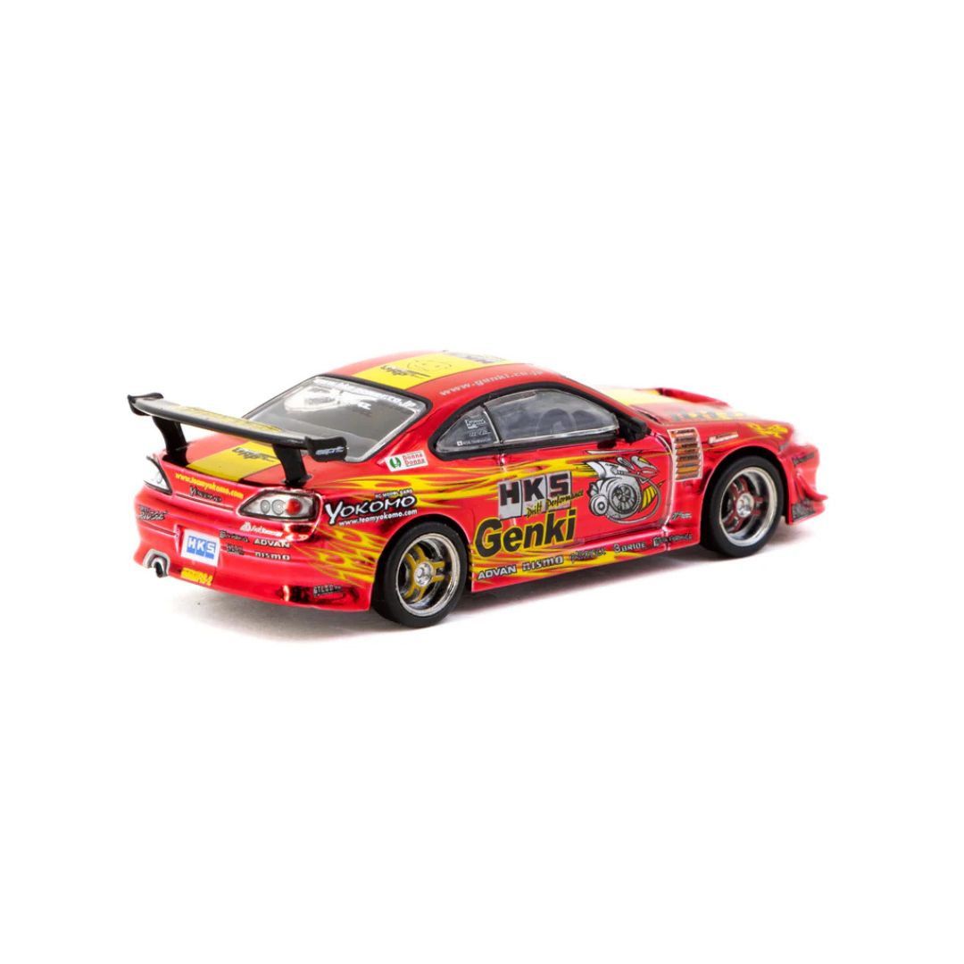 Tarmac Works HKS Hiper Silvia RS-2 Chrome Red - Tokyo Auto Salon 2025 Special Edition