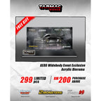 Tarmac Works Toyota Sprinter Trueno AE86 Widebody + Display Base | 2025 Night Shift Togeya