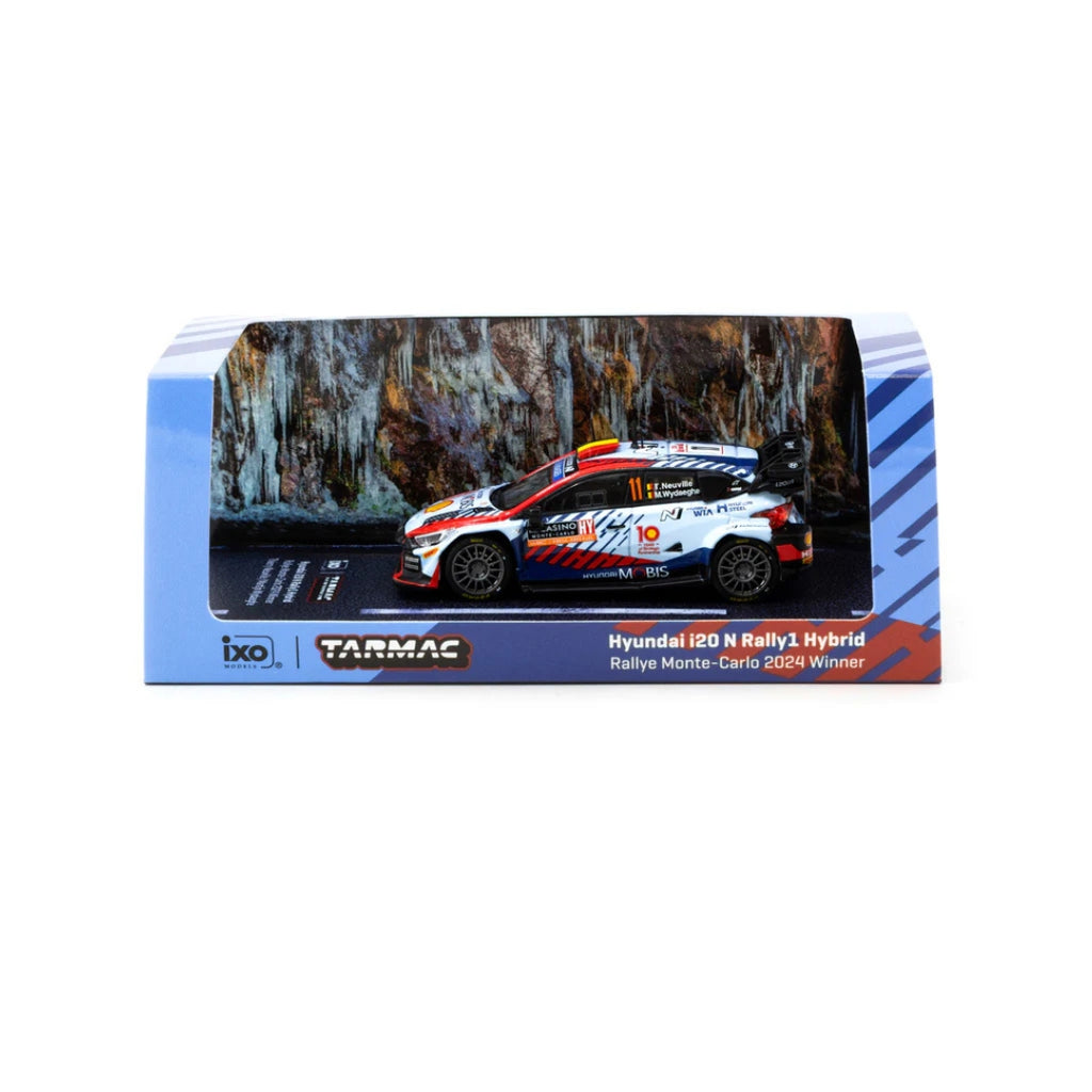 *EN CAMINO* Tarmac Works X iXO Models Hyundai i20 N Rally1 Hybrid Rallye Monte-Carlo 2024 Winner #11