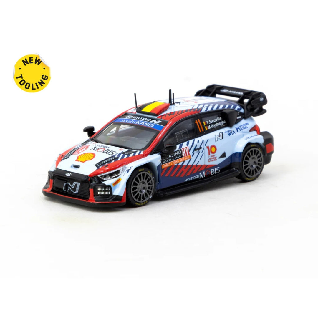 *EN CAMINO* Tarmac Works X iXO Models Hyundai i20 N Rally1 Hybrid Rallye Monte-Carlo 2024 Winner #11