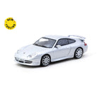 Tarmac Works X iXO Models Porsche 911 GT3 (type 996) Silver