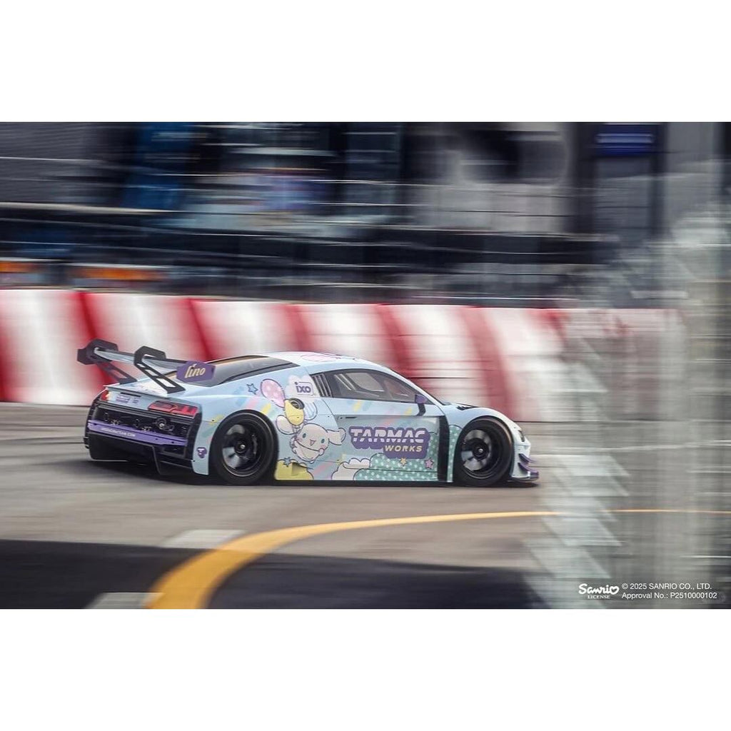 *EN CAMINO* Tarmac Works Audi R8 LMS GT3 EVO II Cinnamoroll Presentation | 2025 Macau GP