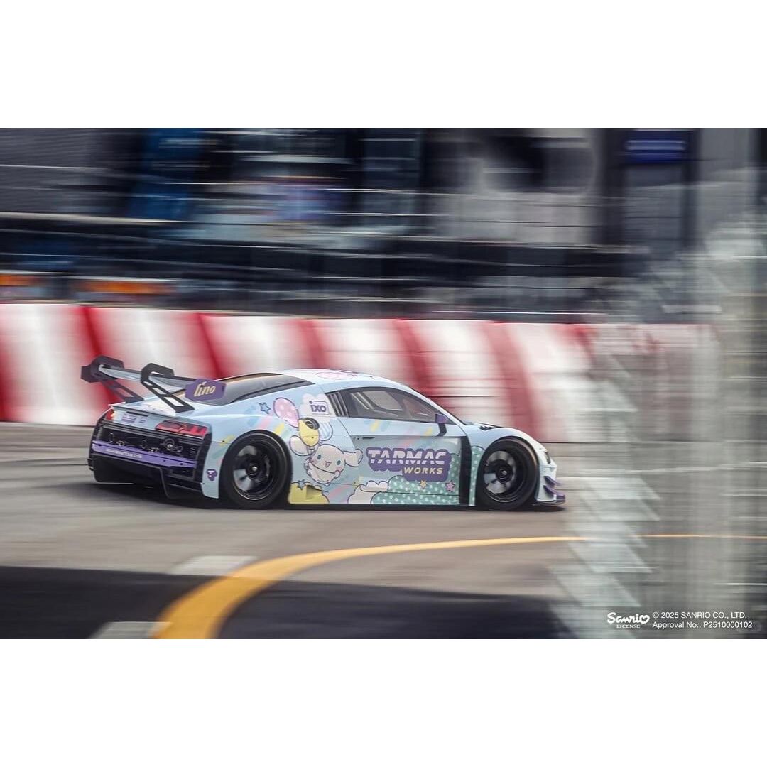 *EN CAMINO* Tarmac Works Audi R8 LMS GT3 EVO II Cinnamoroll Presentation | 2025 Macau GP