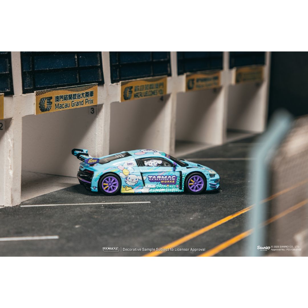Tarmac Works Audi R8 LMS GT3 EVO II Cinnamoroll Presentation | 2025 Ma