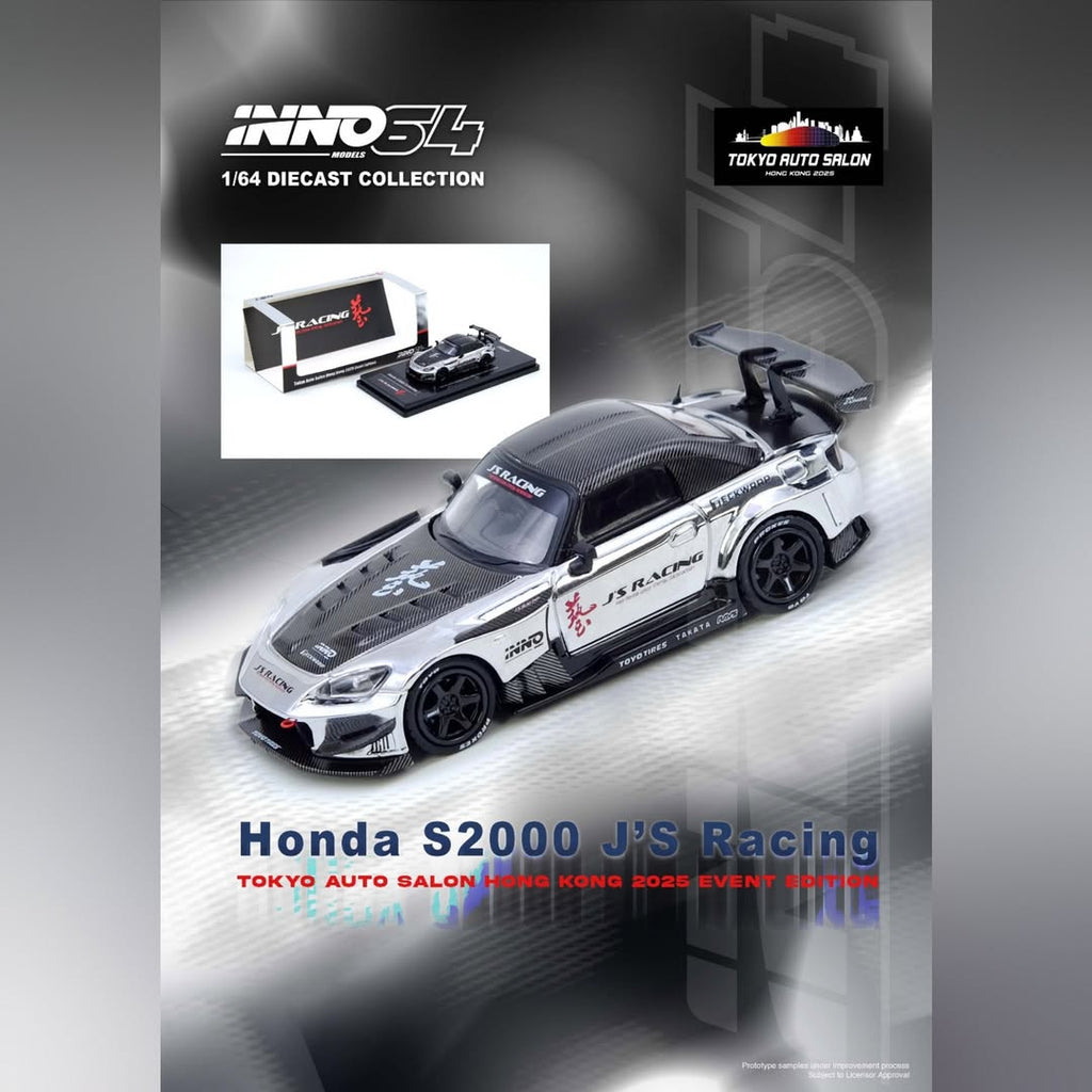 *PRE-ORDER* Inno64 Honda S2000 J'S Racing | 2025 Hong Kong Tokyo Auto Salon